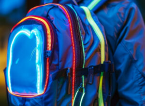 LED webbing for security